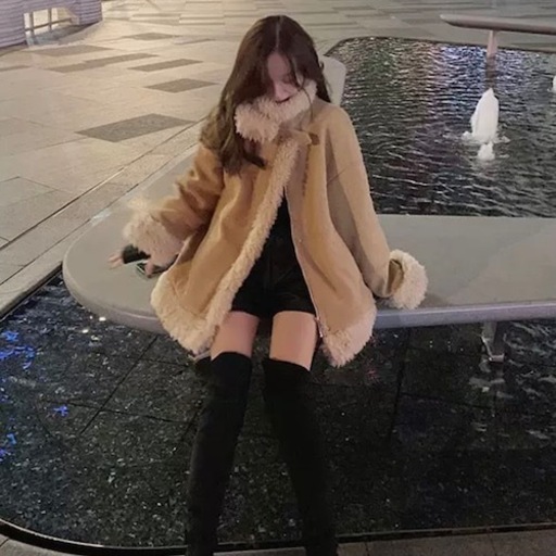 ボアブルゾン