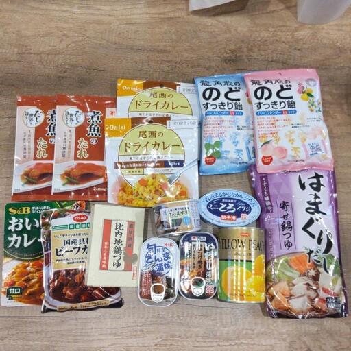 食品15点　アルファ米等　まとめてセット