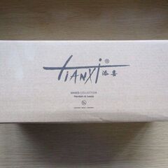 レア！！中国の靴 Tianxi 添喜 レディースサンダル 24cm ブラック 新品未使用品箱付きの画像