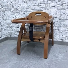KG-105  大和屋　ベビーチェア　ローチェア　テーブル付　折...