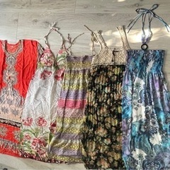 【未使用・中古】薄手ワンピース👗ショート丈ロンパースの画像