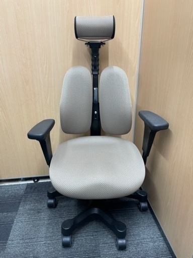GM785【2021年製・定価約4万円】デュオレスト　DR-7501SP　オフィスチェア　ブラウン  テレワーク　イス　メッシュチェア