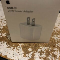 apple純正 20W USB-C電源アダプ 新品未開封の画像