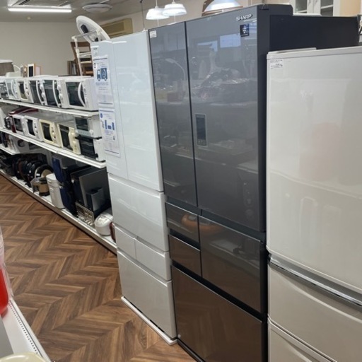 SHARP 5ドア冷蔵庫　2018年　¥110000