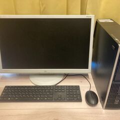 【23インチモニタ付】HPデスクトップパソコン　ELITEDES...
