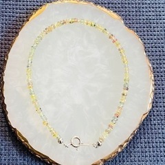 【未使用品】イエローサファイア ブレスレット（シルバー925）の画像