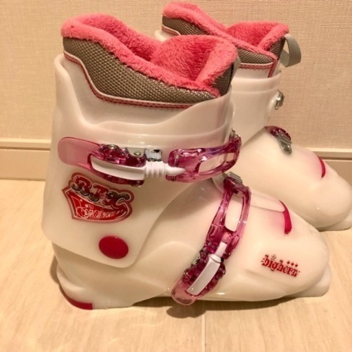 【美品】DYNASTAR キッズ スキー セット 板 ブーツ ストック 女の子 120 130 140 子供