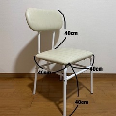 【美品】ダイニングテーブルチェアセット2人用の画像