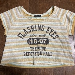 【タオル風生地】ロゴ入りTシャツ