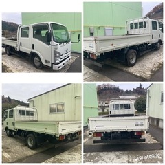 H20年いすゞエルフOEM日産コンドルダブルキャブトラック！ディーゼルターボの画像