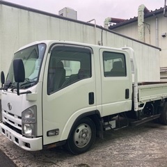 H20年いすゞエルフOEM日産コンドルダブルキャブトラック！ディ...
