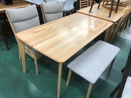 家具ならトレファク吉川店！！ニトリ ベンチダイニング4点セット
