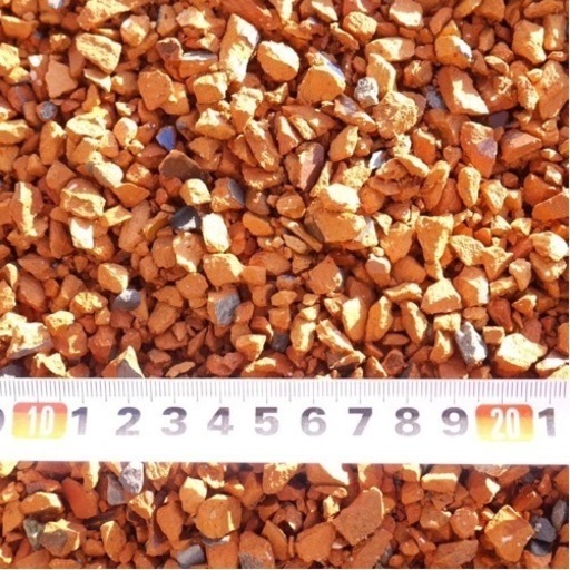 人気 オレンジ瓦チップ 土囊400kg 洋風ガーデニング 雑草防草