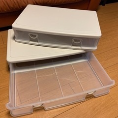 引き渡し決まりました。収納ボックス２個　外寸 610×400×1...