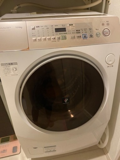 SHARP ドラム式洗濯乾燥機　10kg  中古