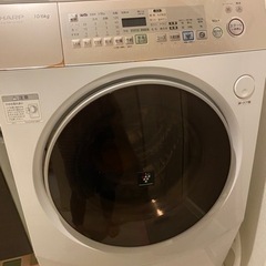 SHARP ドラム式洗濯乾燥機　10kg  中古