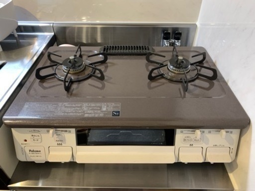 【対応中】パロマ グリル付きテーブルコンロ IC-S807BHA-L 12A13A 都市ガス 左強バーナー