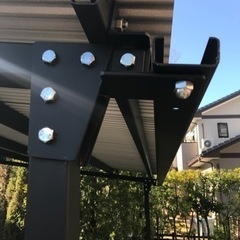 組立キット　カーポート　車庫　ガレージ　洗濯物の干し場　練習場　10尺の画像