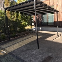 組立キット　カーポート　車庫　ガレージ　洗濯物の干し場　練習場　10尺の画像