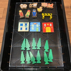 木製レールセット（取引中）の画像