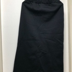 裏起毛ブラックスカートの画像