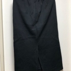 裏起毛ブラックスカートの画像