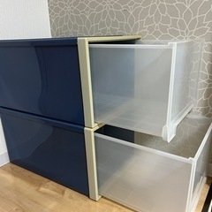 1/4までに取りに来て頂ける方限定 広々収納ケース２つセットの画像