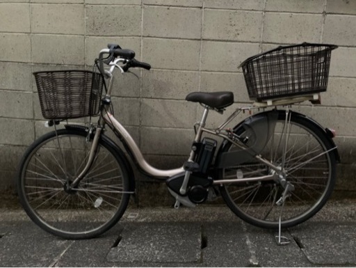 【電動自転車】ほぼ未使用❗️美品❗️ヤマハ　パス　26インチ　8.9ah新品バッテリー付　若林自転車　膳所SALE❗️