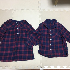 無印良品 綿100%シャツ 90サイズ
