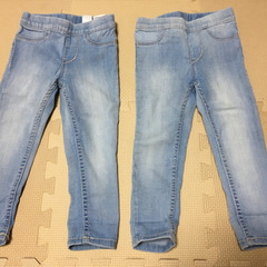 H&M デニムレギンス 90サイズ