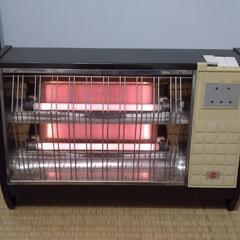 電気ストーブ HORIE 昭和レトロ 茶色 可動品