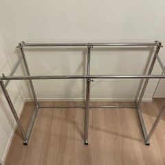2段ハンガーラック 伸縮