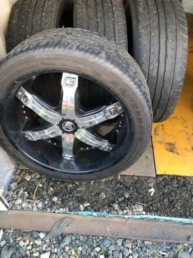 24インチ　アルミホイール&タイヤセット
