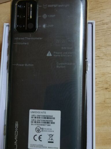 UMIDIGI A7S スマートフォン本体 Android 10.0