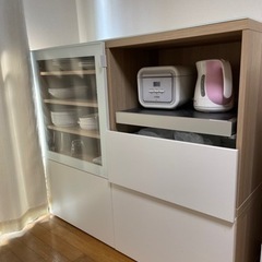 食器棚 炊飯器 電気ケトル 水屋 IKEA 本日のみ