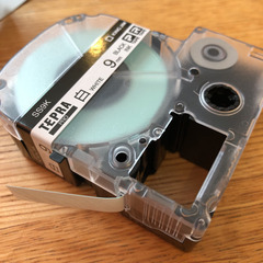 テプラのシール　取引中の画像