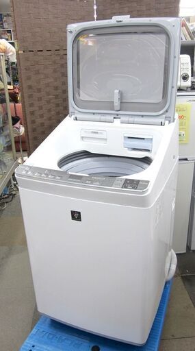 2017年製 10.0kg 乾燥付き 洗濯機 シャープ 乾燥5kg ES-PX10A SHARP 縦型 大型 全自動 札幌 北20条店