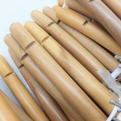 木製ハンガー50本まとめて！の画像