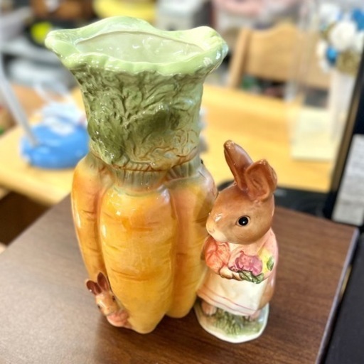 うさぎの親子の花瓶