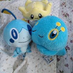 ポケモン　ぬいぐるみ3点セット　ゲームセンター