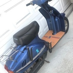 Suzuki 蘭　実働　2サイクル　スクーター　スケートボードラック付きの画像