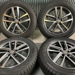 VWティグアン★215/65R17　MAK　17×7J　5H112　＋40　ガンメタミラー　阿部商会　バリ山！国産スタッドレス　安心調整済み　即装着可能 