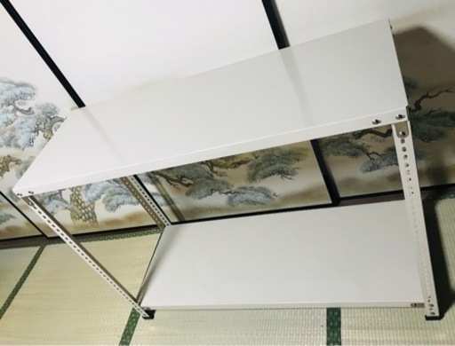 【引取限定】120㎝×45㎝ スチールラック 水槽台 2段 未使用品 サービス品付き