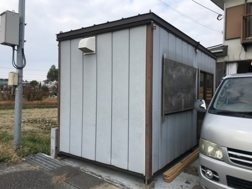 ユニットハウス　スーパーハウス　個室に