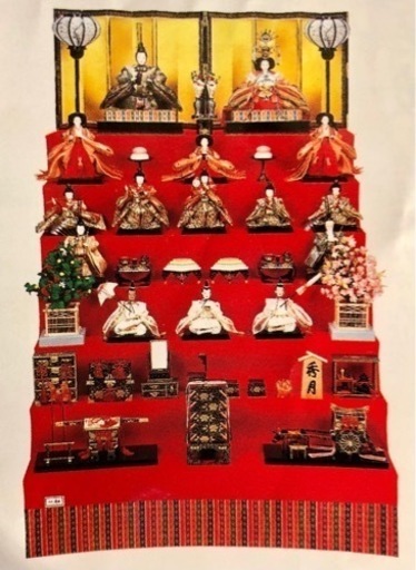 ７段【ひな人形】美品です❗️❗️