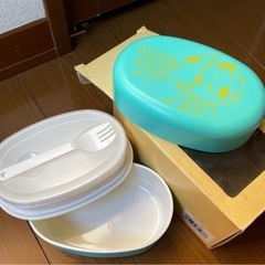 新品未使用 ドナルド 2段 フォーク付き お弁当