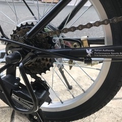 折り畳み自転車　美品　16インチ　BTM6段変速の画像