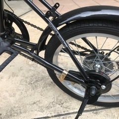 折り畳み自転車　美品　16インチ　BTM6段変速の画像