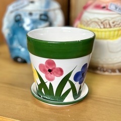 陶器のミニ植木鉢