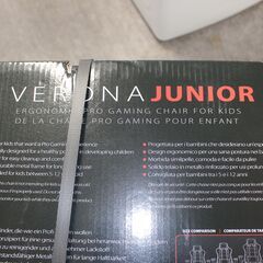 ★特別価格  「未開封」値下げ★ゲーミングチェアArozzi verona Junior ★大田区、品川区 配送無料★店頭取引歓迎の画像